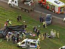 Cousins, aged 11 and 7, identified as children killed in rollover on their way home from school - as driver details moments before 4WD crash