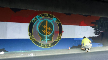 FOTO Boysi sanirali prešarane murale ratnih postrojbi u ZG-u