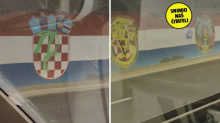 VIDEO Išarali grbove brigada u podvožnjaku kod Vjesnika!
