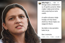 NOVI SKANDALOZNI NAPAD NA SRBIJU IZ HRVATSKE! Blokaderka Mila Pajić ponovo udarila na sopstveni narod: Vređa iz Zagreba i deli lekcije o Srebrenici! (FOTO)