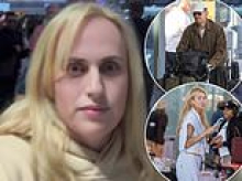 Rebel Wilson gets caught up in 'nightmare' airport chaos as Benedict Cumberbatch, Elizabeth Hurley and Olivia Attwood arrive at Heathrow amid a second day of travel misery