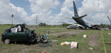 Amazon-Piloten starteten auf der Landebahn durch – und brachen den Versuch wieder ab