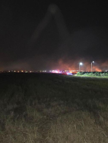 POŽAR KOD AERODROMA 