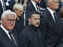Zelensky's plane 'was almost hit by a drone' as it jetted to late King of Norway's funeral