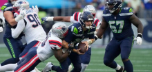 NFL-Start: Seattle Seahawks drehen Neuauflage des Super Bowls, verlieren aber Sam Darnold