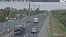 Kilometarska kolona na A1  između Karlovca i Jastrebarskog