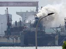 At least 25 dead after huge blaze breaks out on cargo ship in Chinese port