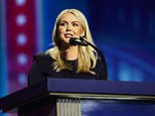 Karoline Leavitt trades White House podium for tough campaign talk as she unleashes on 'extreme socialist' Democrats
