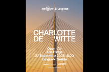 Charlotte de Witte u Beogradu 27. septembra