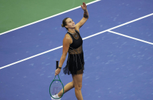 Sabalenka četrtič zapored v finalu, Ribakina izločila ljubljenko občinstva Coco Gauff