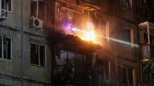 VIDEO Novi val napada: Dronovi pogodili Rusiju, ruski udari zapalili zgradu u Kijevu