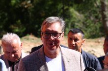 VUČIĆ NA GRADILIŠTU NOVE BRZE SAOBRAĆAJNICE: Predsednik sutra obilazi radove na trasi 
