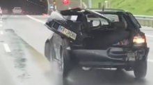 NEVJEROJATNO Slovenac (21) u razbijenom autu bježao pa onda ranio policajca! Uhitili su ga