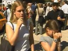 Resurfaced video shows moment girls' missing Twin Tower worker dad found wandering streets of Manhattan on 9/11
