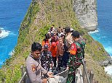 Aussie tourist dies in Bali after slipping and falling 80metres off world-famous 'T-Rex' cliff