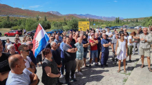 FOTO Mještani opet na nogama zbog vjetroelektrane: 'Okružili su nam dolinu vjetrenjačama'