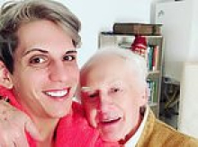 Romanian toyboy who married British vicar, 81, flaunts new lifestyle of luxury goods and business-class flights after spending £1million and inheriting the OAP's £150,000 estate