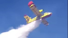 VIDEO Požar na Braču je gasilo čak 7 protupožarnih aviona! Pogledajte scene gašenja