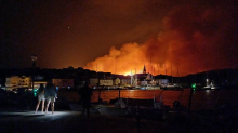 NESTVARNE SCENE Pogledajte kako izgleda nebo iznad Brača. 'Slušajte upute službi...'