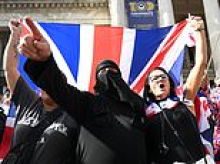 Protester, 76, who went to Portsmouth anti-immigration demo in female Islamic dress is charged with concealing his identity