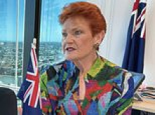 Video emerges of Pauline Hanson labelling Aboriginal people 'the most primitive race on earth' - after blasting Anthony Albanese's mum for long public housing stint