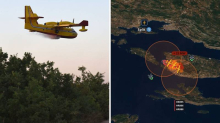 VIDEO Pogledajte kako su kanaderi gasili Brač: 'U 977 naleta, bacili 5000 tona vode'