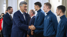 FOTO Plenković primio hrvatske taekwondoiste: Pogledajte tko je sve stigao u Banske dvore