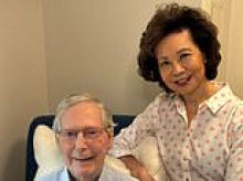 Very frail Mitch McConnell, 84, seen for the first time after 90-day absence as he makes shock Senate return