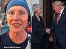 As President Connolly was shaking hands with Donald Trump just a few miles away in the Áras, her sister was filmed unleashing this astonishing rant on US television