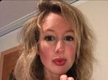 Fraudster Elizabeth Holmes posts kissy face selfie online ahead of secret documentary... despite being behind bars