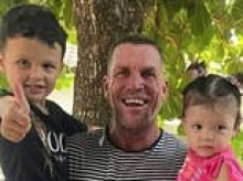The awful final moments of Bali murder-suicide revealed in chilling CCTV footage - as young daughter fled her Aussie killer father and screamed: 'I love you, daddy'