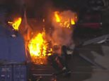 Three killed in horror news helicopter crash near scene of deadly bus wreck in Los Angeles as NBC anchor tells viewers 'we have lost contact with our people'