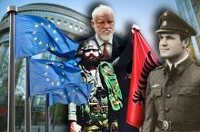 DOKLE VIŠE DVOSTRUKI ARŠINI?! Briselu ne smeta sahrana krvnika Dinka Šakića u ustaškoj uniformi i veličanje ubica iz OVK, ali prete Srbiji zbog Mladića! (VIDEO)