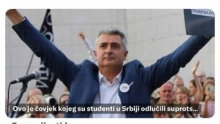 NAJVEĆI MRZITELj SRBIJE IZ CRNE GORE PODRŽAO SRDANOVIĆA