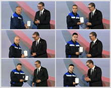 Orden za odbranu i bezbednost za zaposlene EPS 
