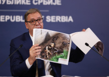 PREDSEDNIK POKAZAO JEZIVE SLIKE Vučić: Ovo su svirepi zločini nad Srbima za koje vođe OVK nisu kažnjene: Od 10 tačaka ČAK 6 ODBAČENO! (FOTO)