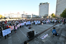 V Ljubljani potekal protest proti noveli zakona o tujcih