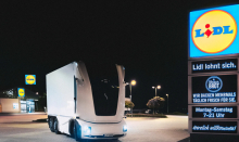 Lidl na ceste pošilja električne tovornjake brez voznikov