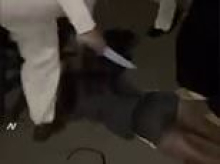 Shocking footage shows wild brawl in which teen girl, 18, was stomped on and stabbed six times by up to 10 youths