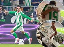 Cheered on by his stunning girlfriend, Troy Parrott's La Liga career has burst into life and his goal against Real Madrid has already had THIS astonishing impact in his new hometown of Seville...