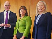 John Swinney 'forced to condemn terrorism' after Sinn Fein talks