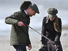 Wills and Harry couldn't be further apart as they make visits at opposite ends of the UK