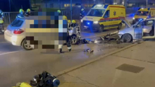 VIDEO UŽAS U ZAGREBU Dvoje ozlijeđenih u teškoj nesreći na Črnomercu: 'Čuli smo prasak'