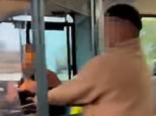 Bus driver is 'attacked and thrown out of his vehicle' before 'robber' smashes into multiple cars while driving on the wrong side of the road
