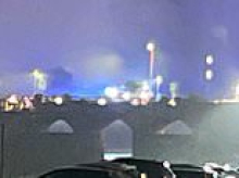 Fire breaks out at major hotel that has previously been used to house migrants as guests are evacuated