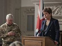 That's a bit rich! Sturgeon 'sells her soul' as she defends the United Kingdom in Sky TV drama