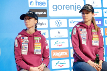 Nika Vodan v Stamsu 2., Nika Prevc 3., Domen Prevc z rekordom skakalnice