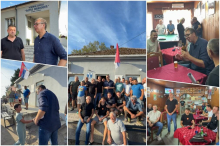 FUDBAL, KAFANA, ZAJEČARSKO, USPUT I OZBILJNE STVARI Pogledajte kako je Vučić proveo popodne sa meštanima Podunavskog okruga: Putevi kao pista i obnovljena škola