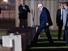 Trump cuts visit to Camp David short as he arrives back at White House amid tensions with Iran-backed militia