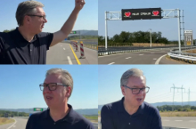 Vučić vozio novom obilaznicom oko Kragujevca: 